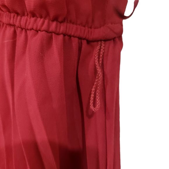 Sandra Darren Pleated Razzle Berry Colored Dress 26W - Picture 14 of 14